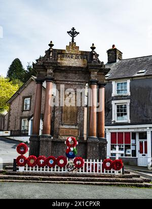 Machynlleth War Memorial. Galles. REGNO UNITO (WW1.) Foto Stock