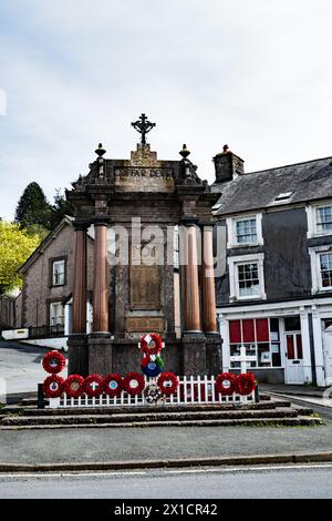 Machynlleth War Memorial. Galles. REGNO UNITO (WW1.) Foto Stock