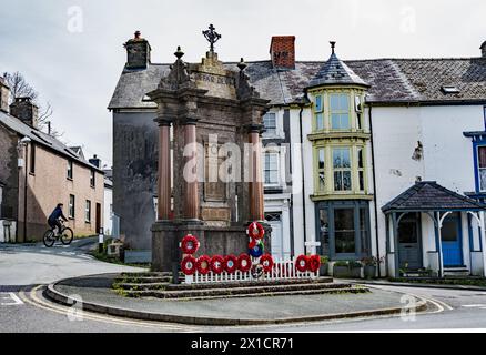 Machynlleth War Memorial. Galles. REGNO UNITO (WW1.) Foto Stock