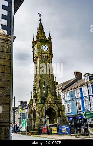 Orologio di Machynlleth Foto Stock