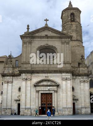 Barcellona, Spagna: Basilica di nostra Signora della Misericordia, quartiere barri gotico Foto Stock