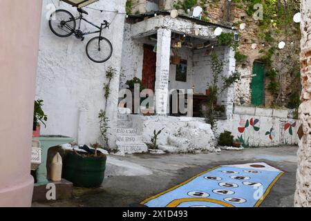 Fiumara Reggio Calabria - Borgo Croce, vicolo Foto Stock