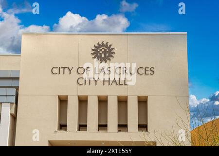 Edificio municipale della città di Las Cruces nel New Mexico Foto Stock