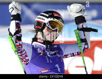 Slalom gigante femminile sul ghiacciaio Rettenbach a Soelden il 22 ottobre 2011. Nella foto: - 20111022 PD0917 - Rechteinfo: Rights Managed (RM) Foto Stock