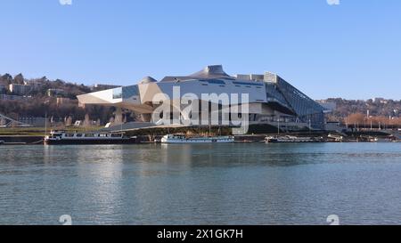 Confluence Museum Lione Francia Europa Foto Stock