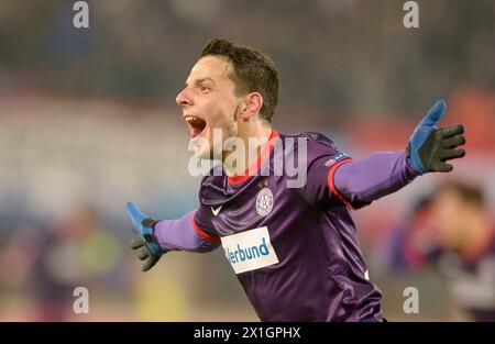 UEFA Championsleague partita FK Austria Wien vs Zenit St. Pietroburgo a Vienna, Austria, 11 dicembre 2013. - 20131211 PD5760 - Rechteinfo: Rights Managed (RM) Foto Stock