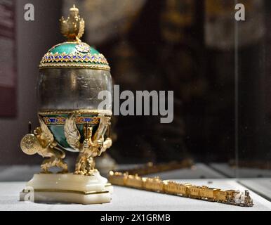 L'anteprima stampa della mostra "il mondo di Faberge" presso il Museo di Belle Arti di Vienna, Austria, si è svolta il 17 febbraio 2014. La mostra apre al pubblico dal 18 febbraio al 18 maggio 2014. - 20140217 PD1463 - Rechteinfo: Diritti gestiti (RM) Foto Stock