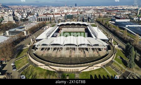 Foto drone Stadio Matmut Lione Francia Europa Foto Stock