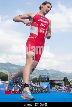 Rio 2016 - l'Austria parteciperà alle Olimpiadi di Rio de Janeiro 2016, in Brasile, dal 5 al 21 agosto 2016. (Foto file) IMMAGINE: Thomas Springer (Triathlon) - 20140621 PD10803 - Rechteinfo: Rights Managed (RM) Foto Stock