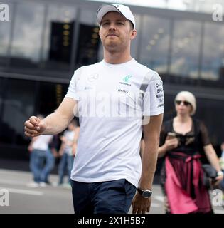 Il pilota tedesco di Formula 1 Nico Rosberg della Mercedes AMG F1 durante la preparazione del Gran Premio austriaco di Formula 1 al Red Bull Ring di Spielberg, Austria, il 2016/06/30. - 20160630 PD4672 - Rechteinfo: Rights Managed (RM) Foto Stock