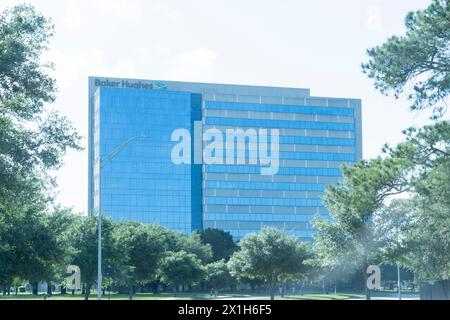 Sede centrale di Baker Hughes a Houston, Texas, Stati Uniti. Foto Stock