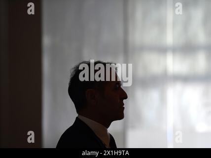 Marcel Koller allenatore dell'Austria durante la conferenza stampa della federazione calcistica austriaca (ÖFB) tenutasi a Vienna, Austria, il 22 agosto 2017. - 20170822 PD1544 - Rechteinfo: Diritti gestiti (RM) Foto Stock