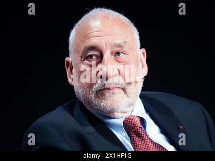 Joseph Stiglitz durante la Confederazione europea dei sindacati - XIV Congresso #ETUC19 a Vienna, Austria, il 22 maggio 2019. Il 14° Congresso della Confederazione europea dei sindacati (CES) si svolgerà da martedì 21 a venerdì 24 maggio 2019 presso Wien Messe a Vienna, Austria. - 20190522 PD1525 - Rechteinfo: Diritti gestiti (RM) Foto Stock