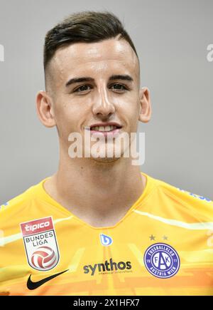 ABD0099 20190716 - Mirko Kos - durante la squadra e il ritratto dell'Austrian Bundesliga Club KK Austria Wien a Vienna, Austria, il 16 luglio 2019. - 20190716 PD3958 - Rechteinfo: Diritti gestiti (RM) Foto Stock