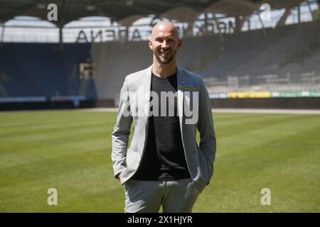 Christian Ilzer durante la presentazione del nuovo capo-allenatore del SK Puntigamer Sturm Graz a Graz, Austria, il 28 luglio 2020. - 20200728 PD2621 - Rechteinfo: Diritti gestiti (RM) Foto Stock