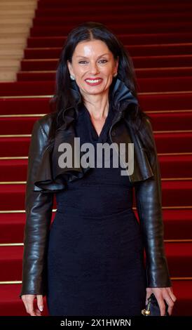 Sonja Klima, ex-moglie dell'ex cancelliere austriaco Viktor Klima e presidente dell'aiuto per bambini Ronald McDonald, diventa il nuovo capo della scuola di equitazione spagnola a Vienna, Austria. FOTO: (FOTO IN ARCHIVIO) Sonja Klima durante il Romy gala 2011 presso Hofburg a Vienna, Austria, il 6 aprile 2011 - 20110416 PD4767 - Rechteinfo: Rights Managed (RM) Foto Stock