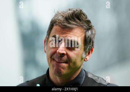 Foto del file datata 25-04-2023 di Ronnie o'Sullivan. Ronnie o'Sullivan punta all'ottavo titolo mondiale da record dell'era moderna. Data di pubblicazione: Mercoledì 17 aprile 2024. Foto Stock