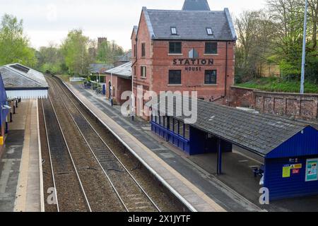 Stazione ferroviaria di Knutsford Foto Stock