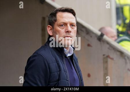 Rotherham, Regno Unito. 16 marzo 2024. Leam Richardson durante la partita del campionato EFL tra Rotherham United FC e Huddersfield Town all'Aesseal New York Stadium, Rotherham, Inghilterra, Regno Unito il 16 marzo 2024 Credit: Every Second Media/Alamy Live News Foto Stock