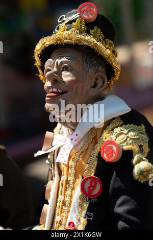 Sciò Sciò o Hunchback Lucky maschera napoletana tradizionale Foto Stock