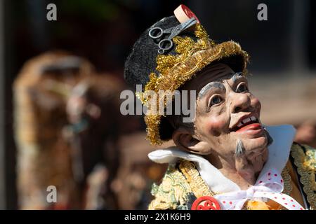 Sciò Sciò o Hunchback Lucky maschera napoletana tradizionale Foto Stock