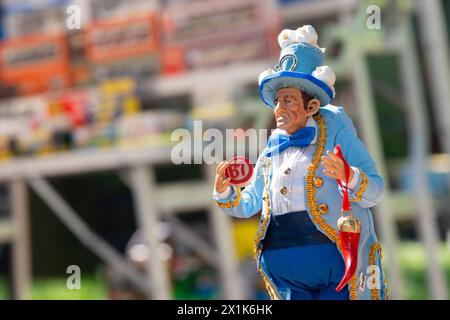 Sciò Sciò o Hunchback Lucky maschera napoletana tradizionale Foto Stock