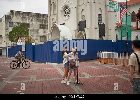 John Angerson 2024. Malacca, Malesia, Foto Stock