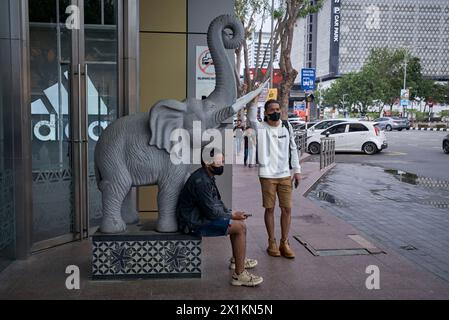 John Angerson 2024. Malacca, Malesia, Foto Stock