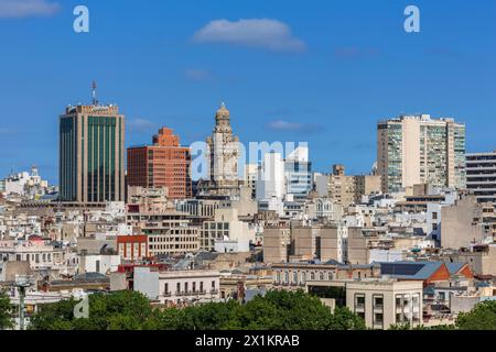 Montevideo skyline, Uruguay, Sud America Foto Stock