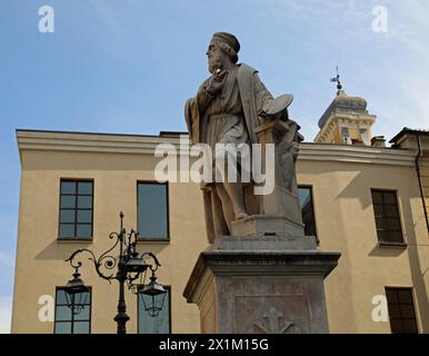 Monumento di Francesco Mazzola a Parma, nell'Italia settentrionale Foto Stock