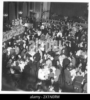 SIGNOR WINSTON CHURCHILL IN QUEBEC - Vista generale della cena in corso, British Army Foto Stock