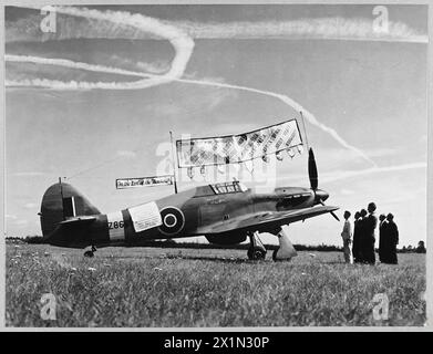 HURRICANE (HAWKER) MARK IIC - motore Rolls-Royce XX da 1460 cv. L'ultimo aereo Hurricane ad essere costruito, Foto Stock