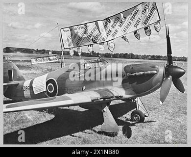 HURRICANE (HAWKER) MARK IIC - motore Rolls-Royce XX. L'ultimo aereo Hurricane ad essere costruito, Foto Stock