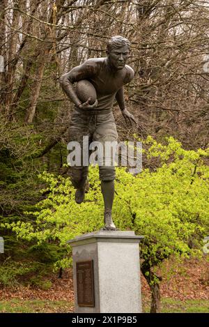 Jim Thorpe Monument a Jim Thorpe, Pennsylvania Foto Stock