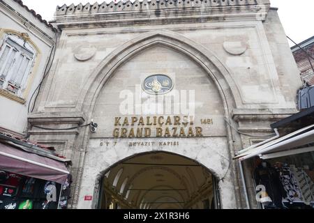 ISTANBUL, TURCHIA, 12 maggio 2023: Grand Bazaar a Istanbul, Turchia. Foto Stock