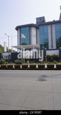 Bangalore, Karnataka, India - 16 gennaio 2024: Ingresso frontale e vista dell'Hotel Radisson Blu Atria. Annidato nel cuore di Bengaluru Foto Stock