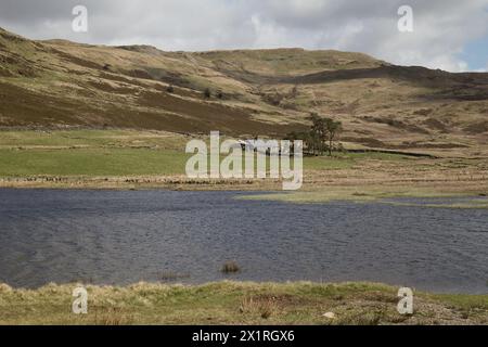Lago Llyn Yr Oerfel Foto Stock