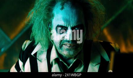 Beetlejuice Beetlejuice 2 Michael Keaton Foto Stock