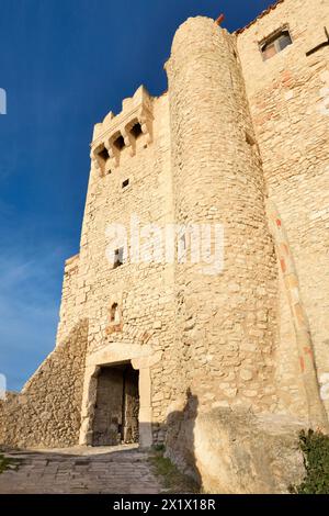 Fortezza Abbazia di Santa Maria A Mare. Isola di San Nicola. Isole Tremiti. Puglia. Italia Foto Stock