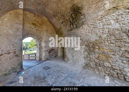 Fortezza Abbazia di Santa Maria A Mare. Isola di San Nicola. Isole Tremiti. Puglia. Italia Foto Stock