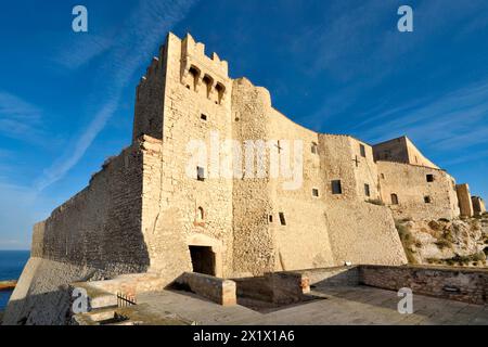 Fortezza Abbazia di Santa Maria A Mare. Isola di San Nicola. Isole Tremiti. Puglia. Italia Foto Stock