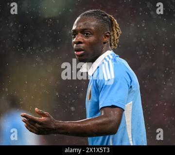 26 marzo 2024 - Inghilterra contro Belgio - amichevole internazionale - Stadio di Wembley. Il belga Jeremy Doku in azione contro l'Inghilterra. Foto : Mark Pain / Alamy Live News Foto Stock