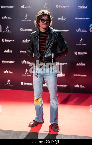 Red carpet al MIN Independent Music Awards 2024, Saragozza, Spagna Foto Stock