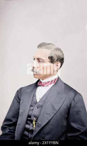 Pierre Gustave Toutant Beauregard. Tra il 1860 e il 1870. Foto Stock