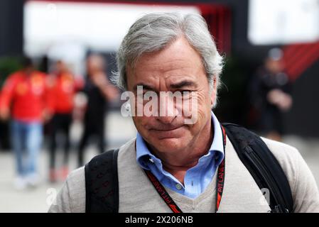 Shanghai, Cina, 19/04/2024, Shanghai, Cina. 19 aprile 2024. Carlos Sainz (ESP). 19.04.2024. Formula 1 World Championship, Rd 5, Chinese Grand Prix, Shanghai, Cina, giorno di qualificazione Sprint. Il credito fotografico dovrebbe essere: XPB/Alamy Live News. Foto Stock