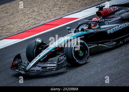 Shanghai, Chine. 19 aprile 2024. 65 durante il Gran Premio di Cina di Formula 1 Lenovo 2024, 5° round del Campionato Mondiale di Formula 1 2024 dal 19 al 21 aprile 2024 sul circuito Internazionale di Shanghai, a Shanghai, Cina - foto Paulo Maria/DPPI Credit: DPPI Media/Alamy Live News Foto Stock