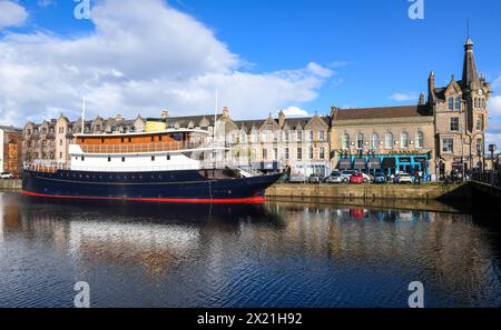 Leith Edimburgo, Scozia - 30 marzo 2024: Vista a Leith vicino Edimburgo in Scozia Foto Stock