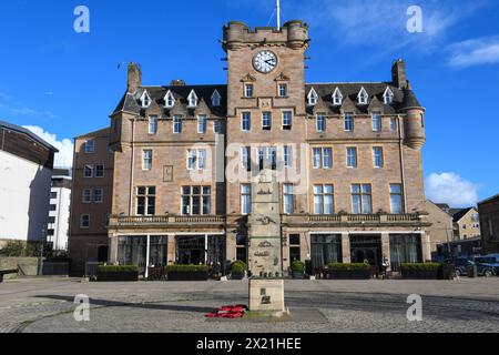 Leith Edimburgo, Scozia - 30 marzo 2024: Vista a Leith vicino Edimburgo in Scozia Foto Stock