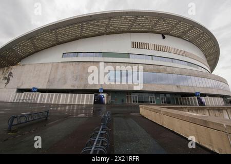 Vista generale dell'esterno dell'Estadio do Dragao a Porto, 19 aprile 2024 in Portogallo Foto Stock