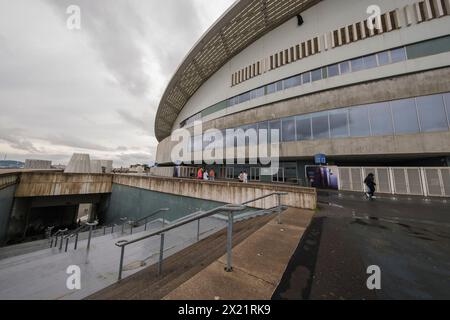 Vista generale dell'esterno dell'Estadio do Dragao a Porto, 19 aprile 2024 in Portogallo Foto Stock